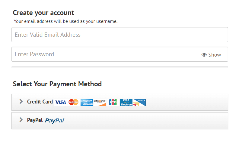 IPVanish VPN payment methods