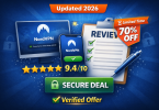 nordvpn review 2026 app interface speed test and 74 percent off deal